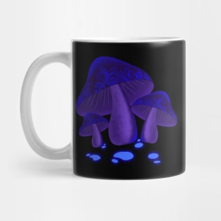 Mushroom Glow in The Dark Mug